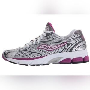 Saucony Echelon 2 Women's White and Purple Athletic Shoes Size 8